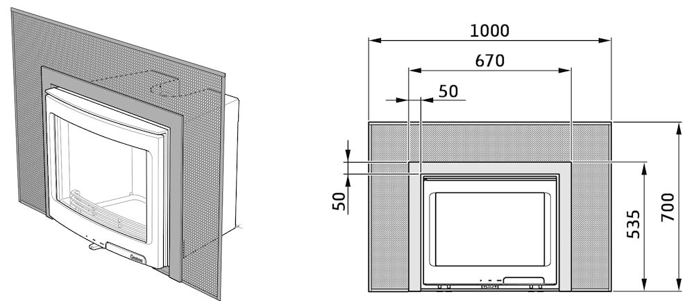 TÃ¤ckgaller & Ram Contura i5 grÃ¥