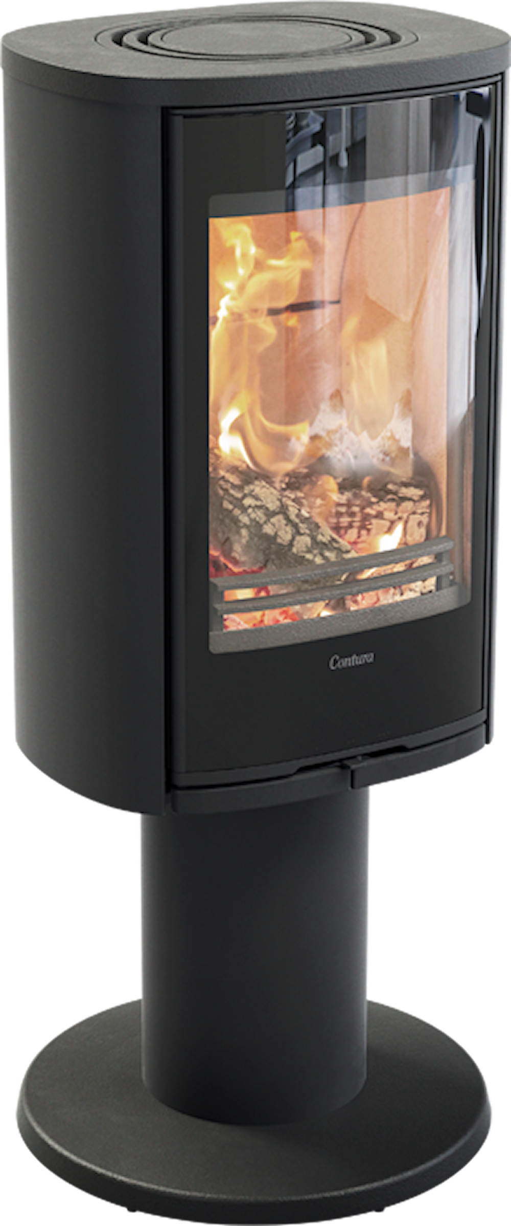 Contura 870G Style Braskaminer frilagd