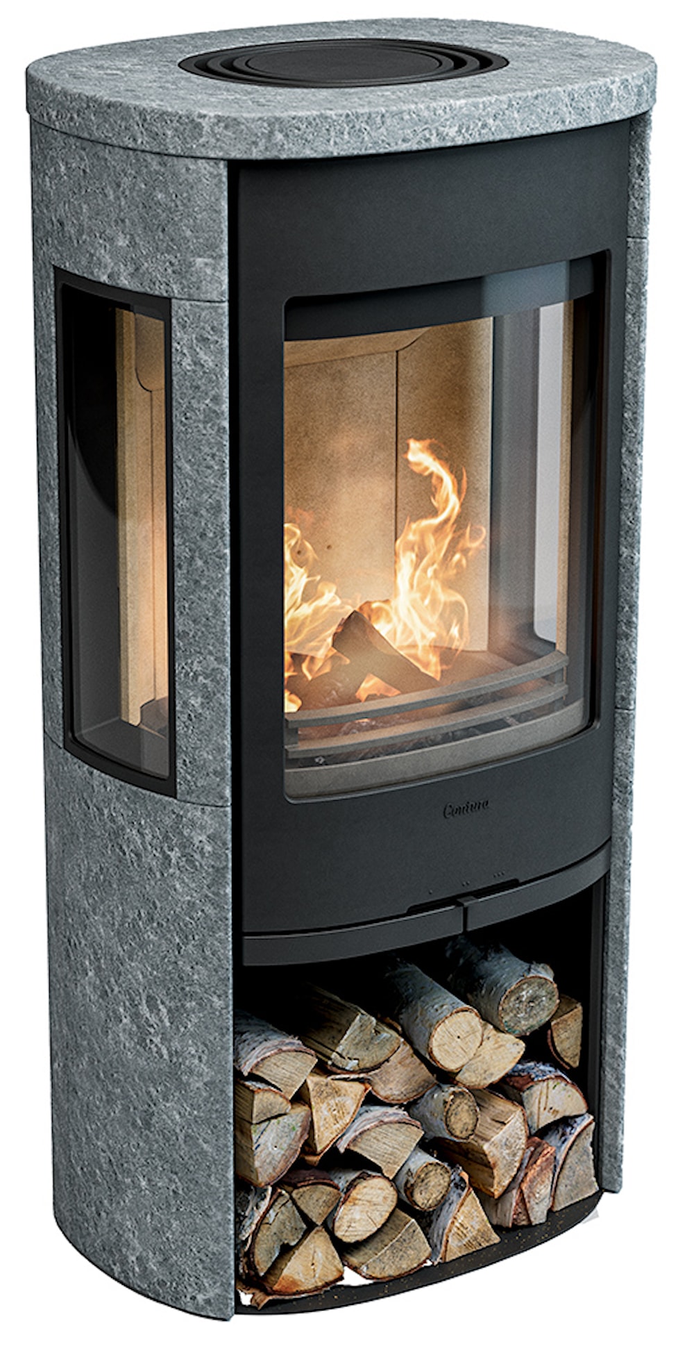 Contura 956T Style Braskaminer frilagd