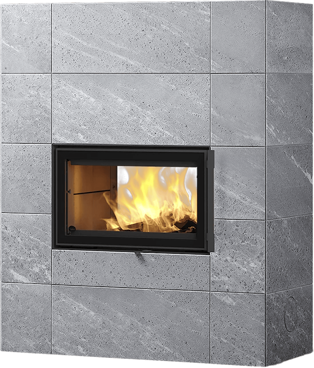 Tulikivi Saramo 2D 15 Täljstensugnar frilagd