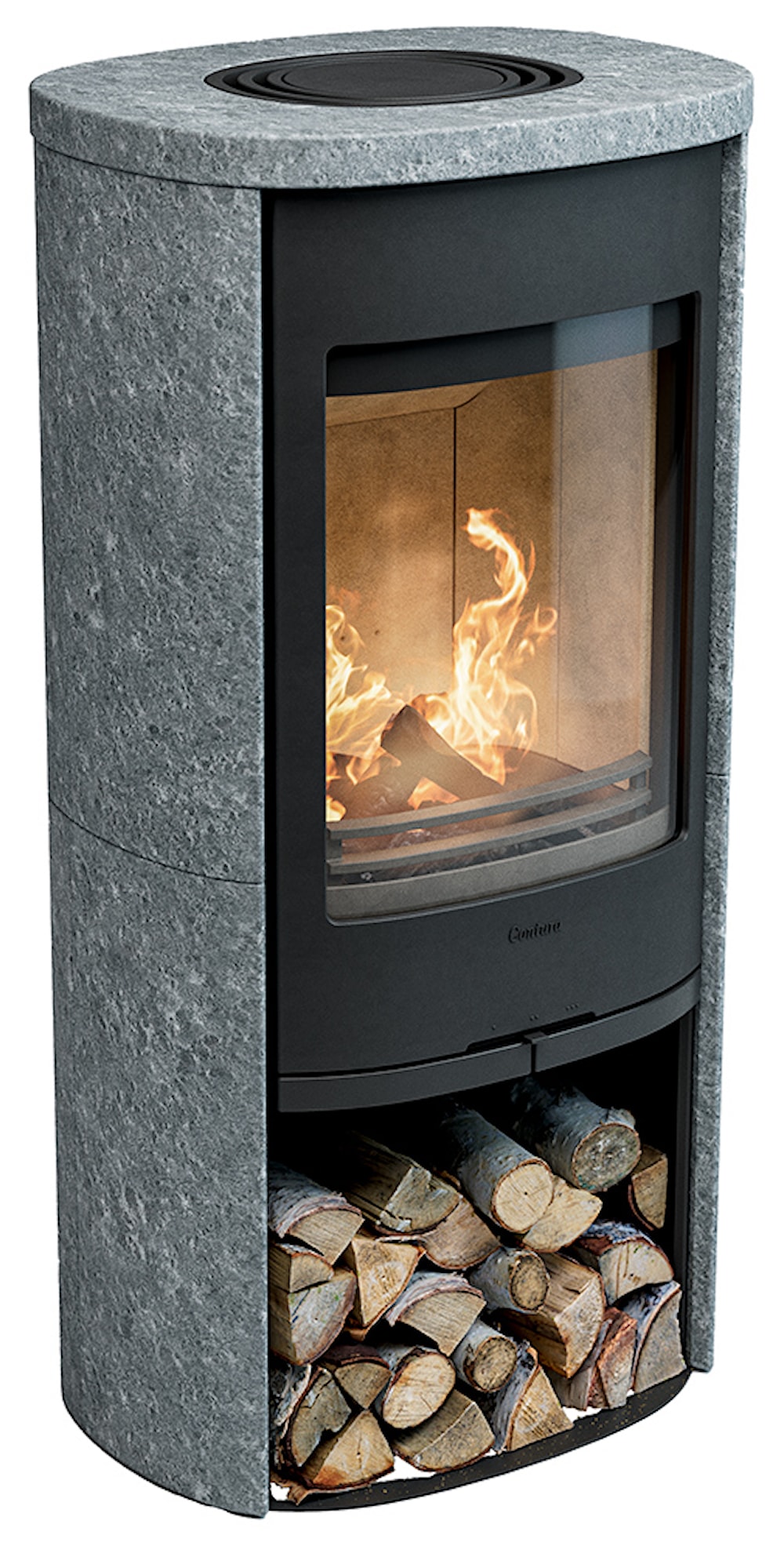 Contura 920T Style Braskaminer frilagd