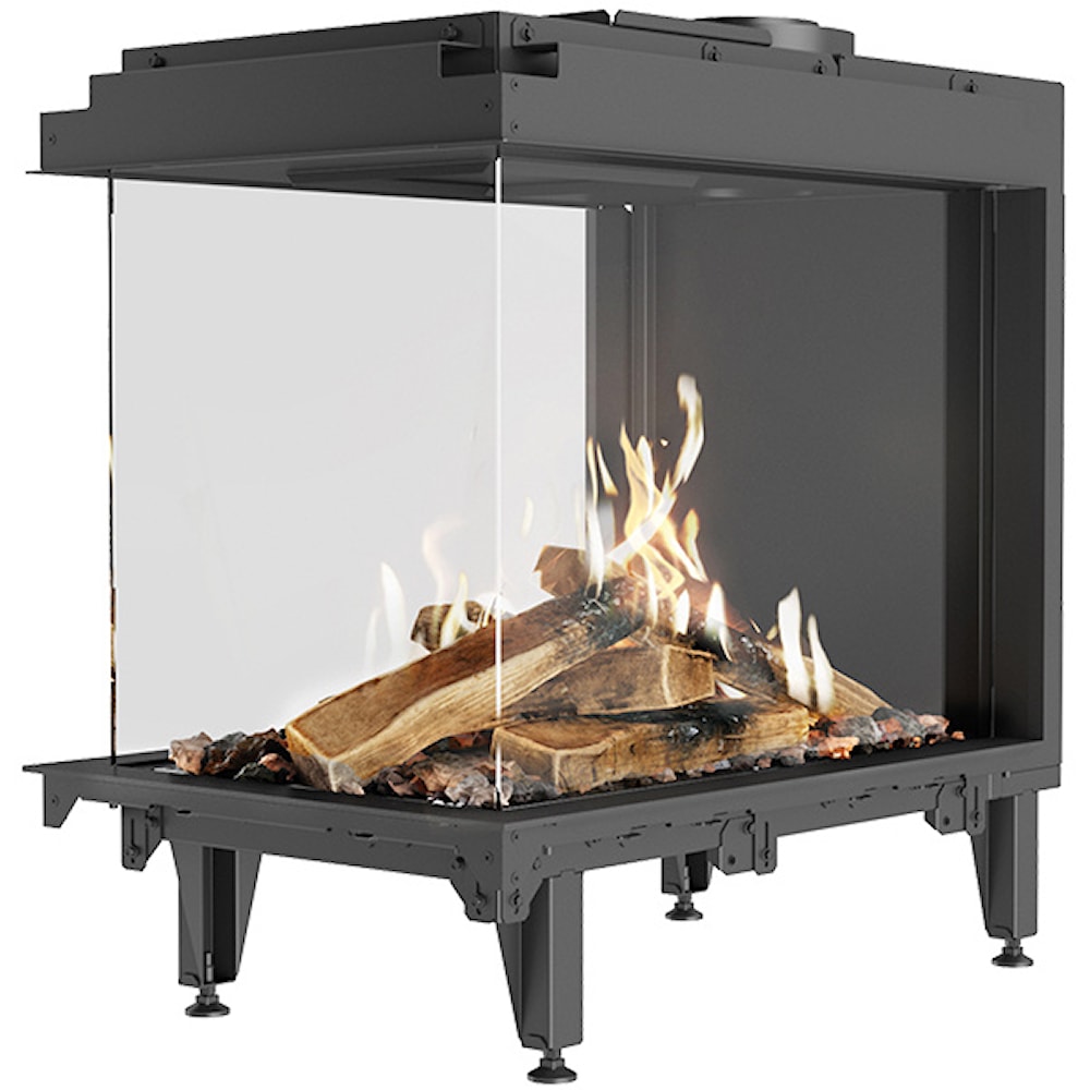 Rais Visio Gas 70 RD Propan Gaskaminer frilagd