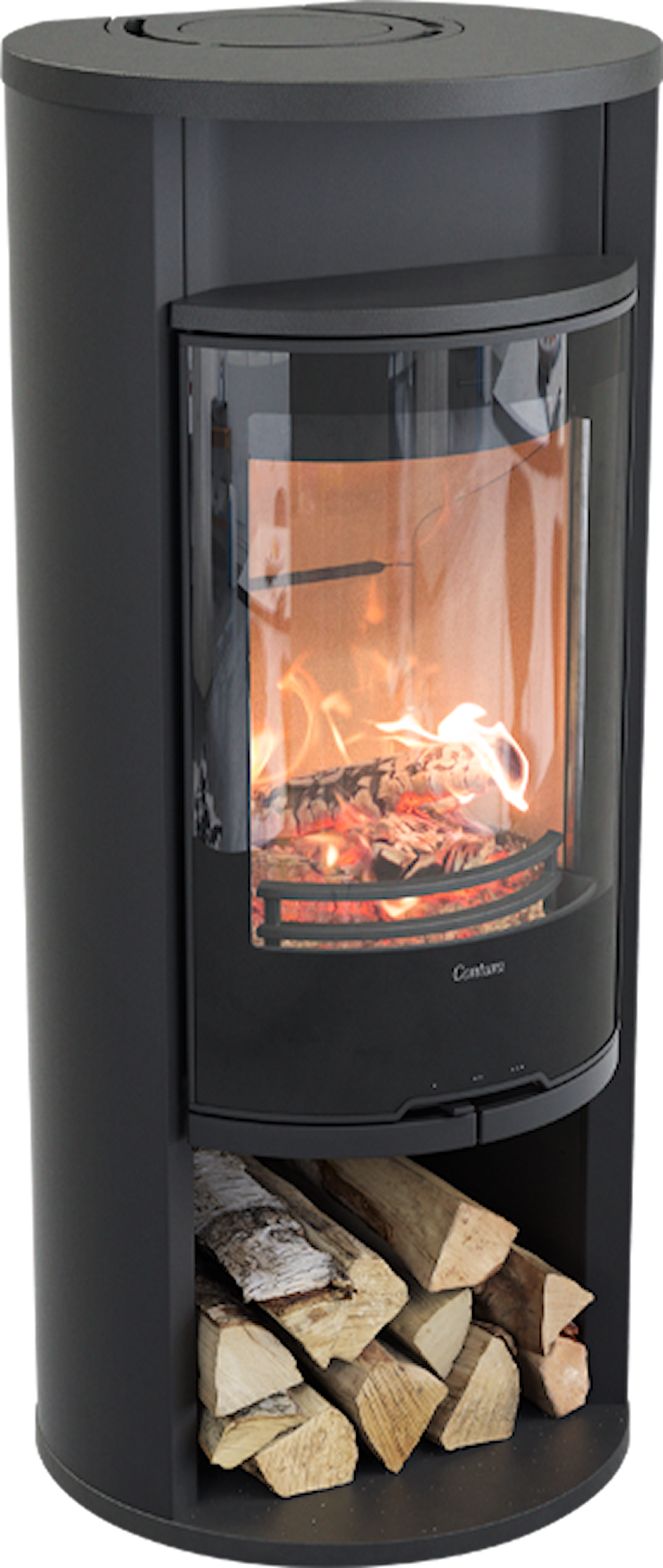 Contura 610G Style Braskaminer frilagd