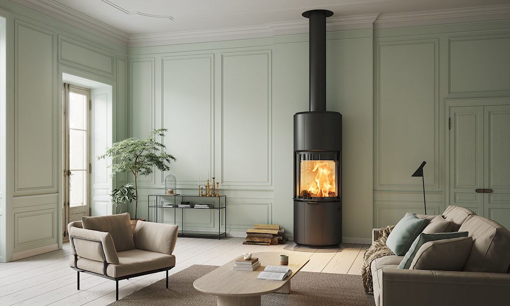 Scanspis 87 FLOOR Braskaminer miljöbild