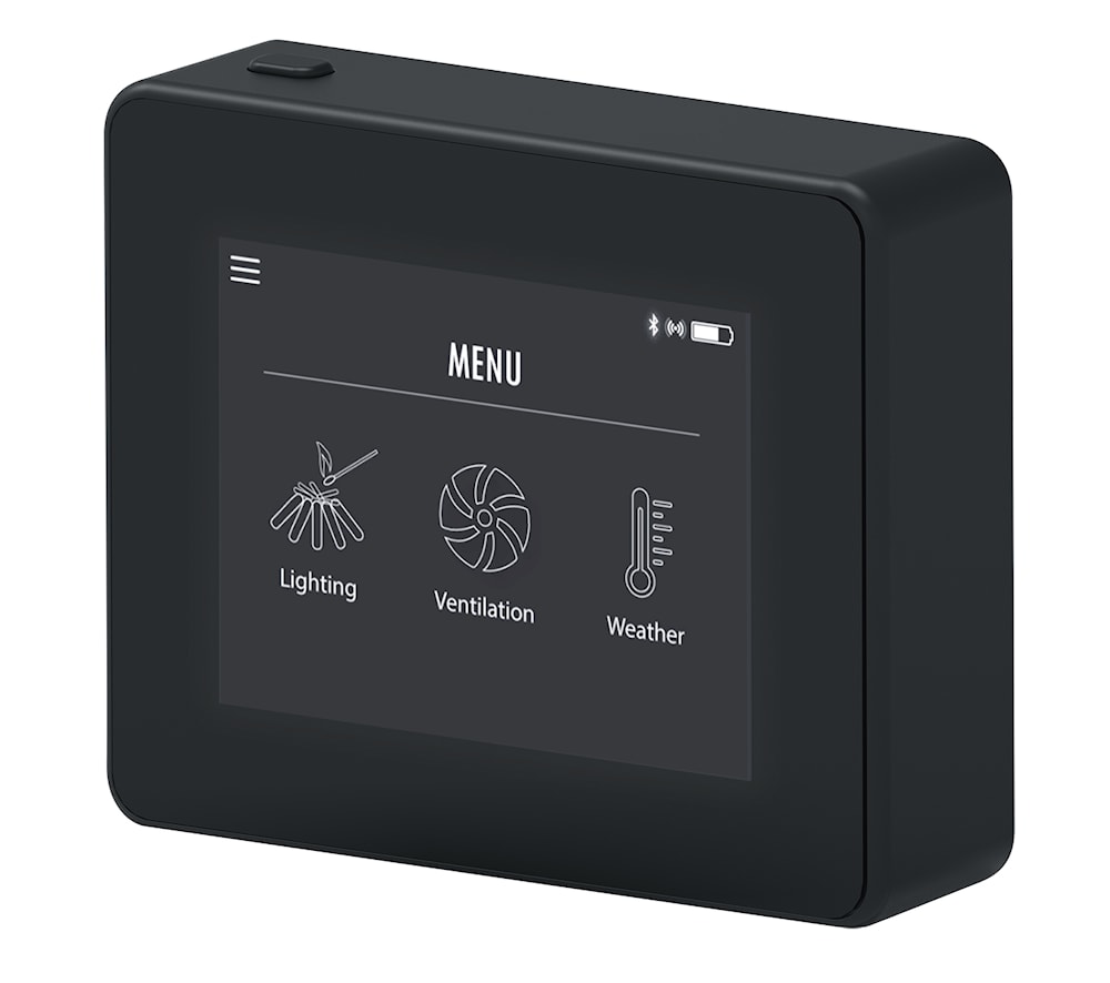 Exodraft Xzense Styrenhet Rökgasfläktar frilagd