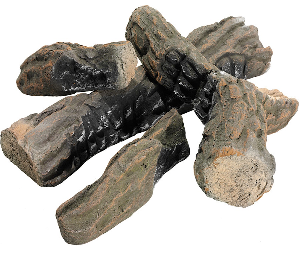 Keramiska vedträn 4-pack Tillval frilagd