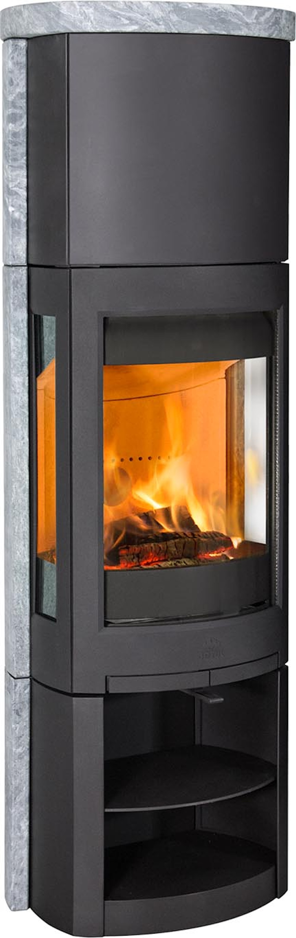 JØTUL F 377 ADVANCE HIGH TOP Braskaminer frilagd