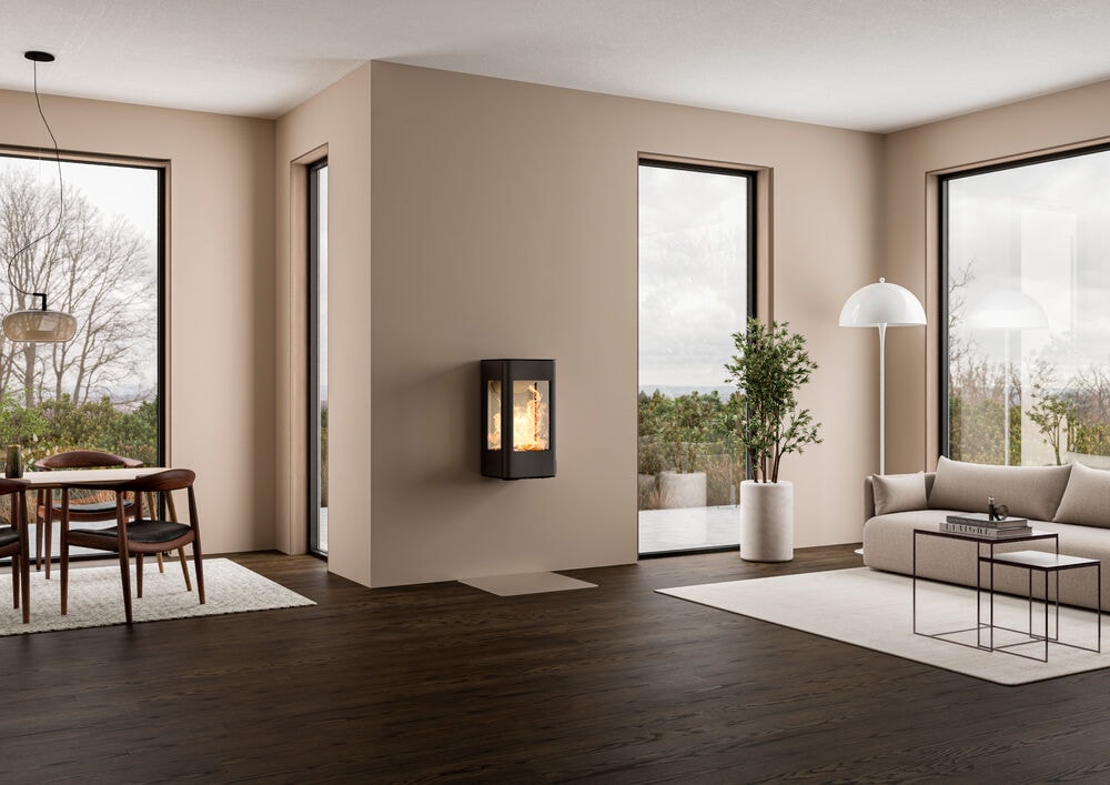 Nordpeis YoU Wall Braskaminer miljöbild