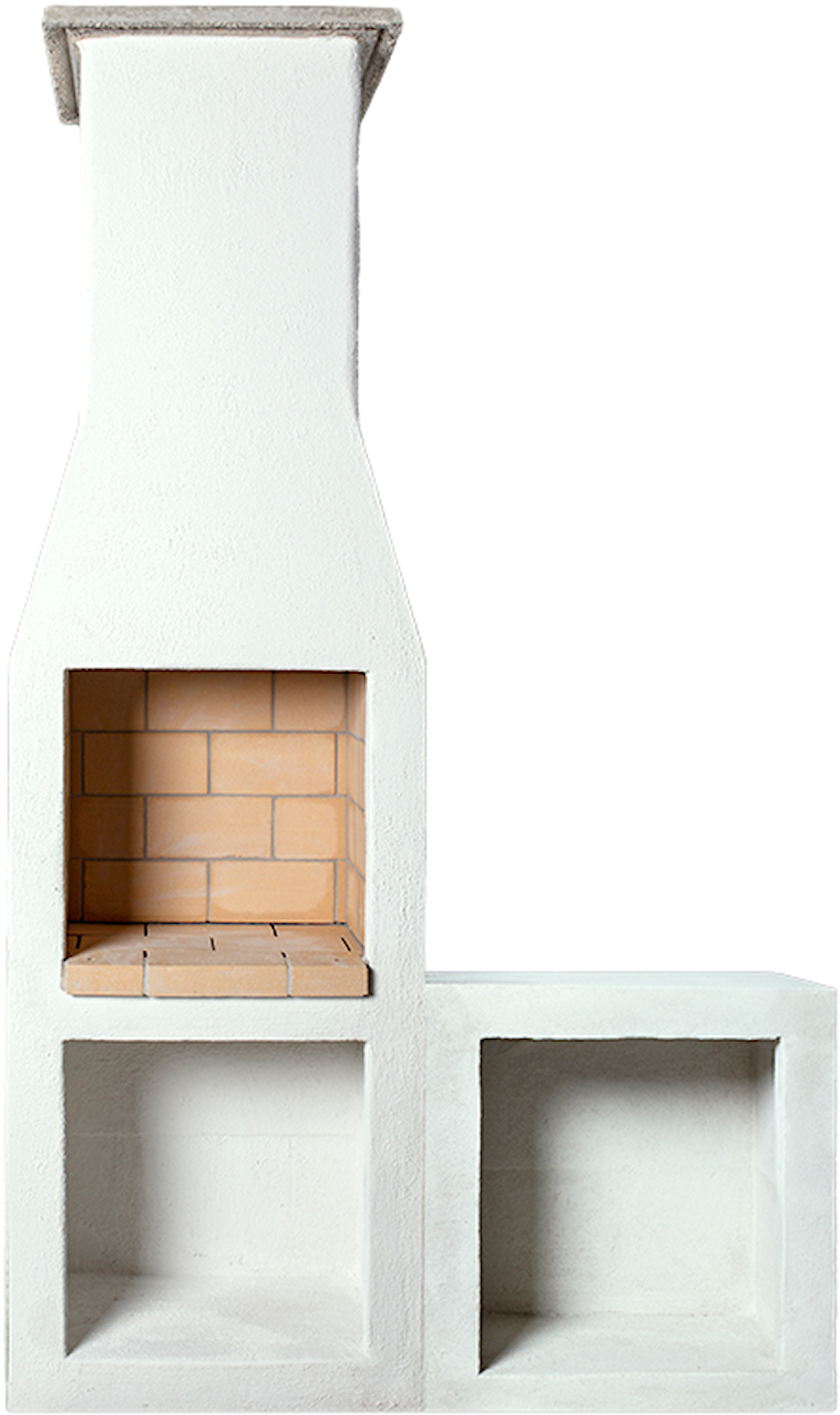 Schiedel Isokern Garden Small Utekaminer frilagd