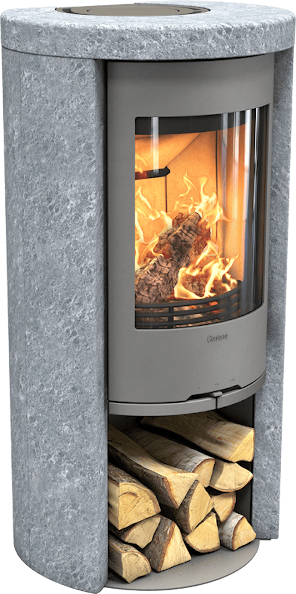 Contura 520T Style Braskaminer frilagd