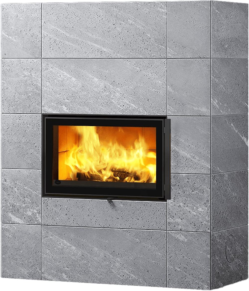 Tulikivi Saramo 15 Täljstensugnar frilagd