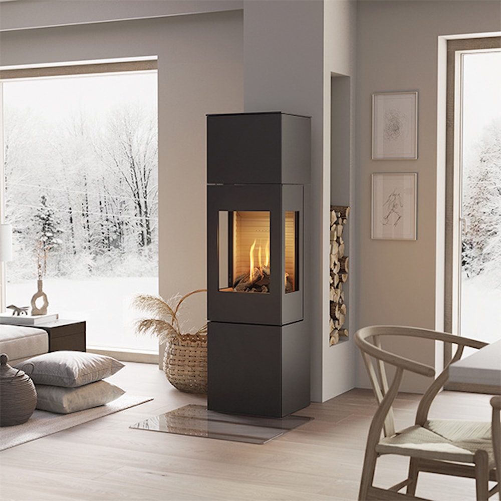 Rais Nexo 160 Gas Gaskaminer frilagd