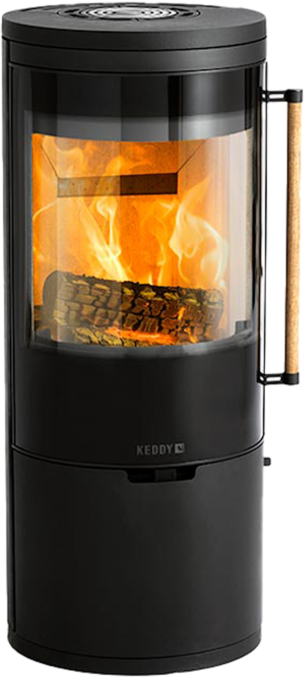 Keddy K600 Braskaminer frilagd