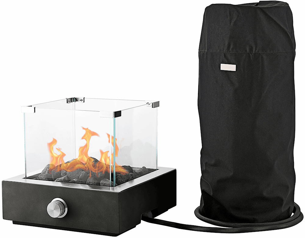 Tommre Eld Svart Kvadrat, Bord Uteeldstäder frilagd