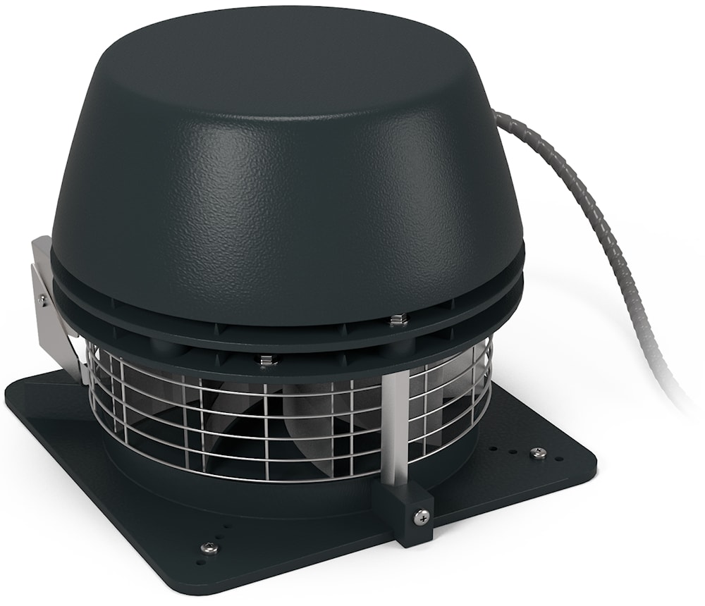 Exodraft RS 12 Rökgasfläkt Rökgasfläktar frilagd
