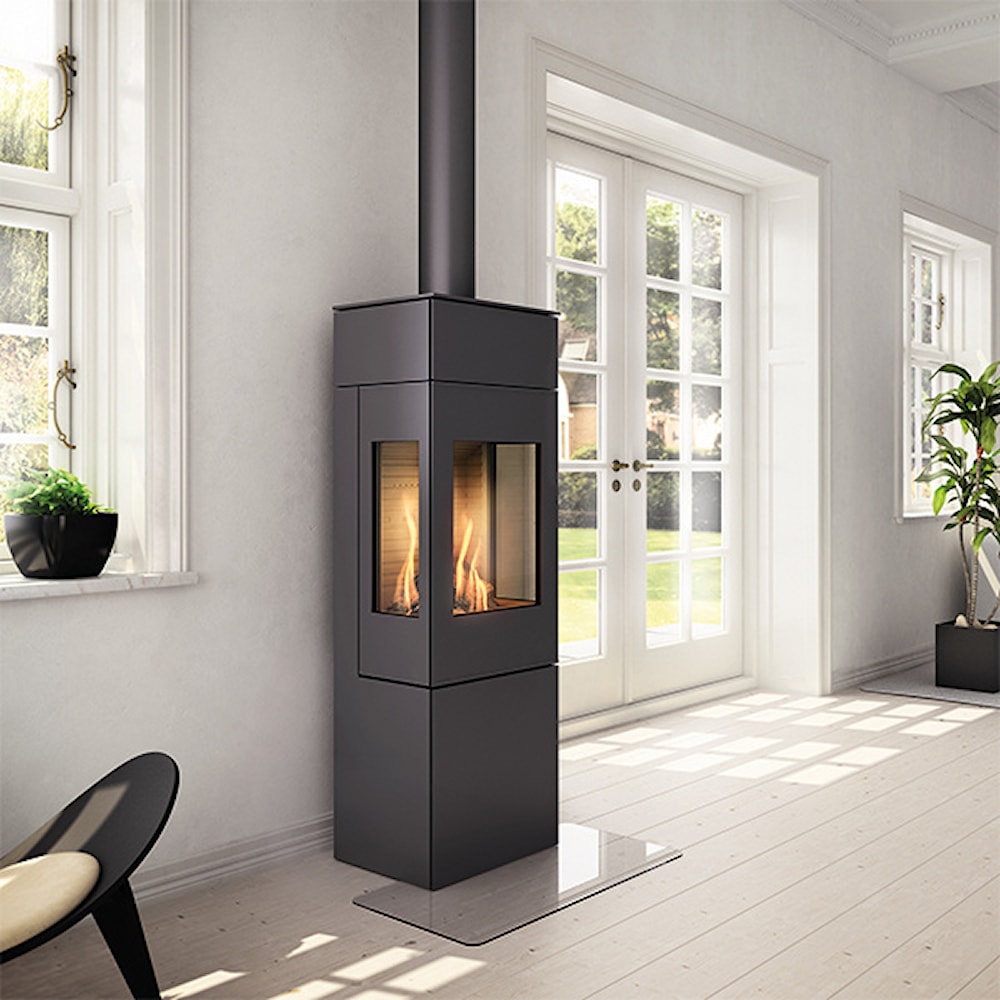 Rais Nexo 140 Gas Gaskaminer frilagd