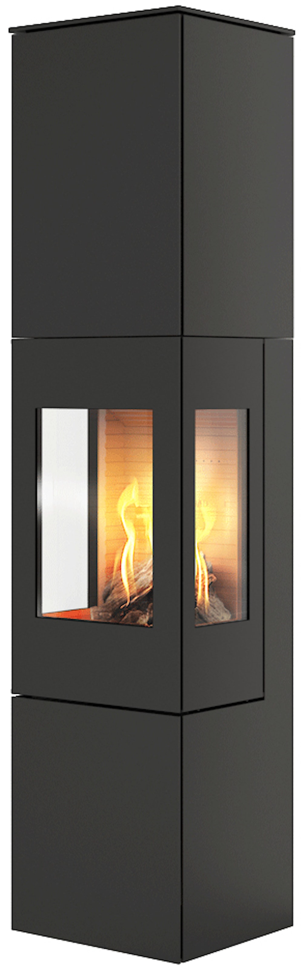 Rais Nexo 185 Gas Gaskaminer frilagd