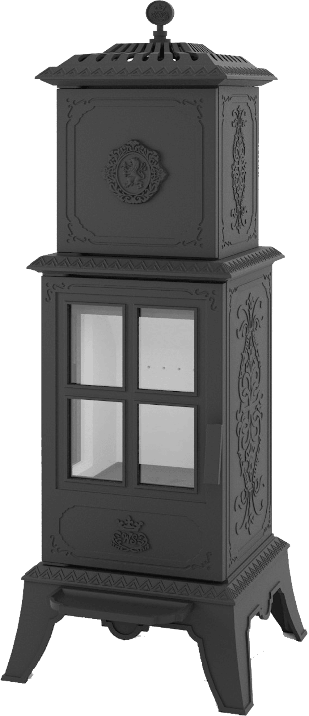 Westbo Victoria 240 Braskaminer frilagd