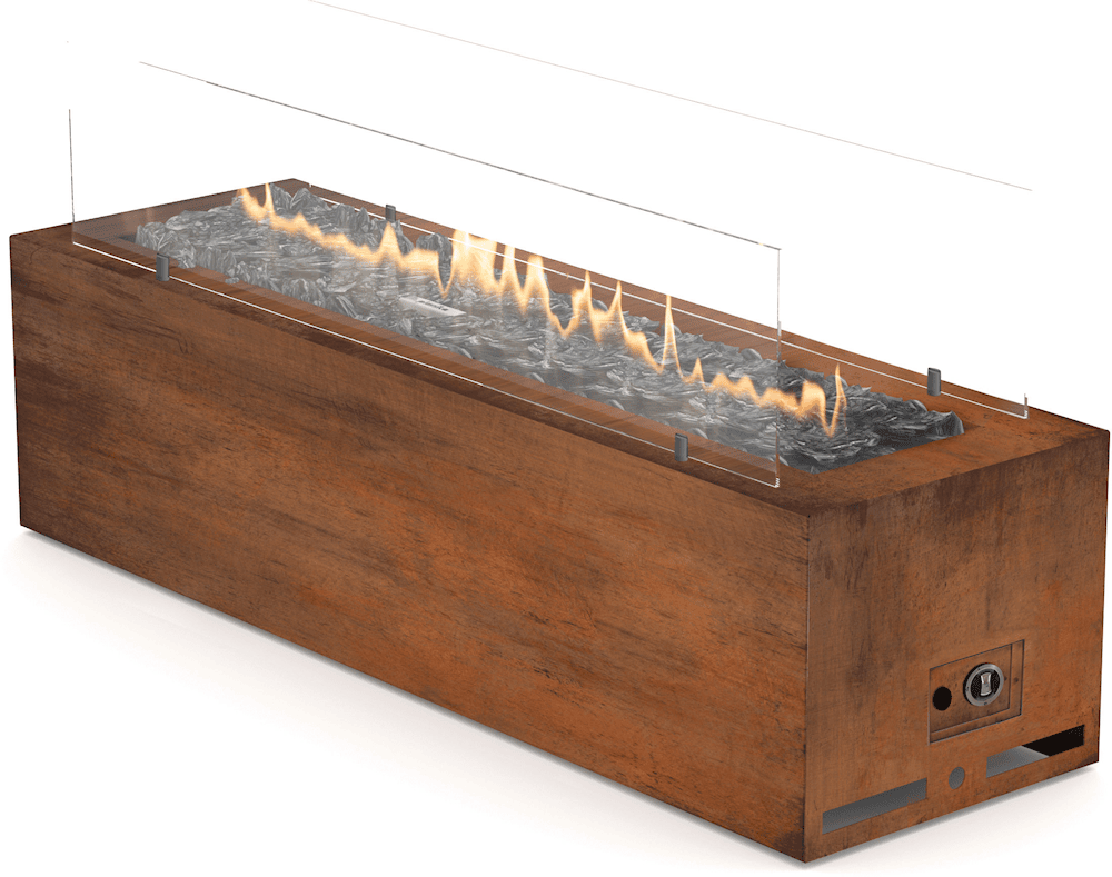 Planika Galio Corten Manual Utekaminer frilagd