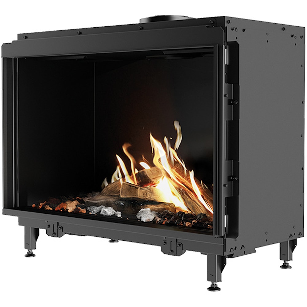 Rais Visio Gas 90 F Propan Gaskaminer frilagd