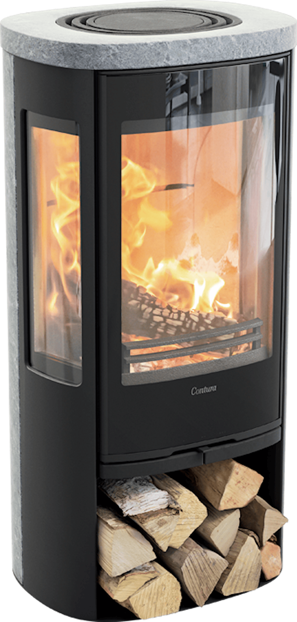 Contura 856TG Style Braskaminer frilagd