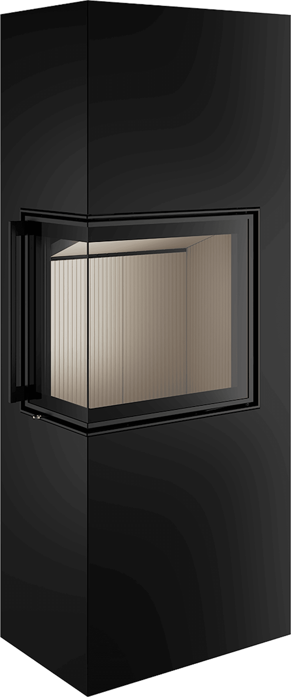 Spartherm Lungo 2L / 2R Braskaminer frilagd