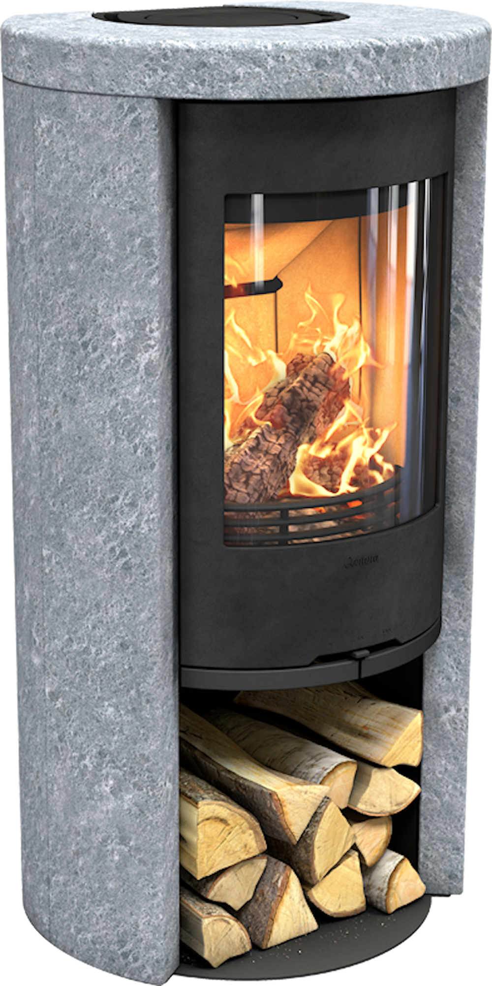 Contura 520T Style Braskaminer frilagd