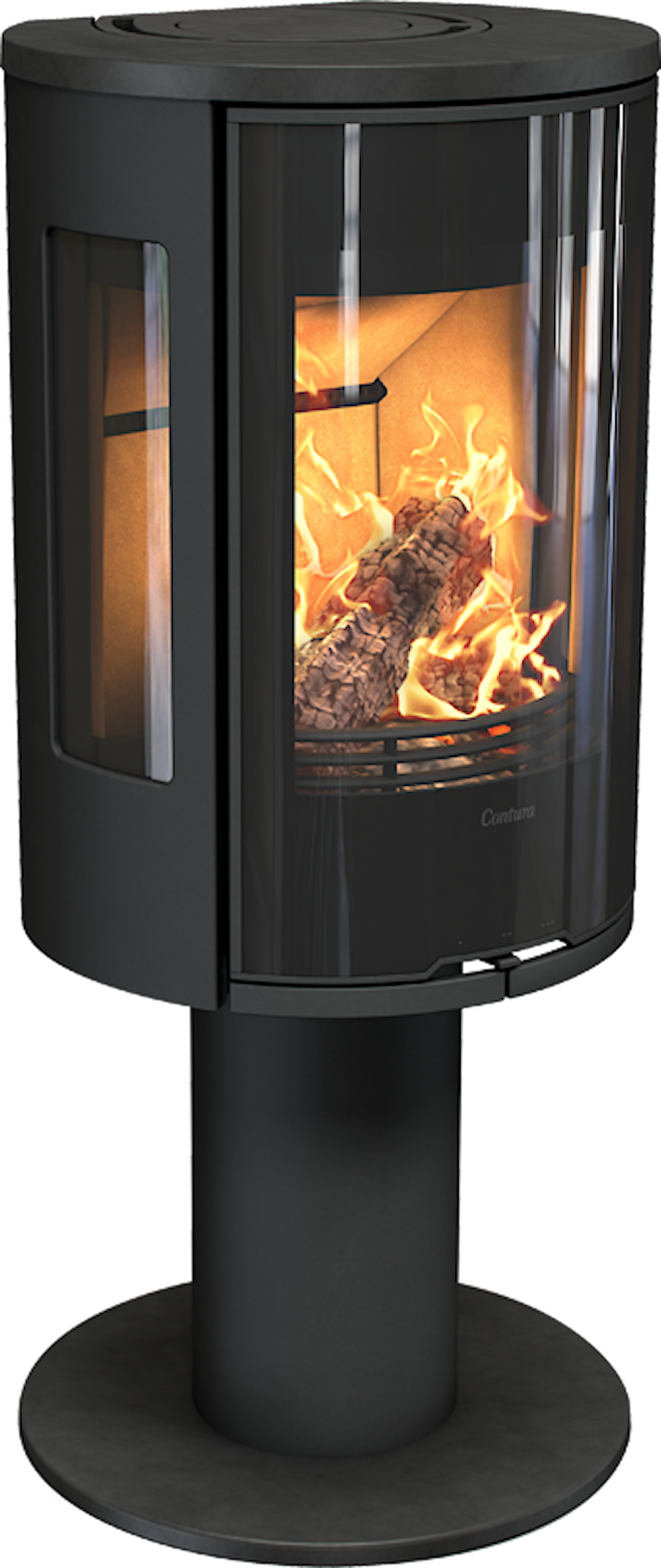 Contura 586G Style Braskaminer frilagd