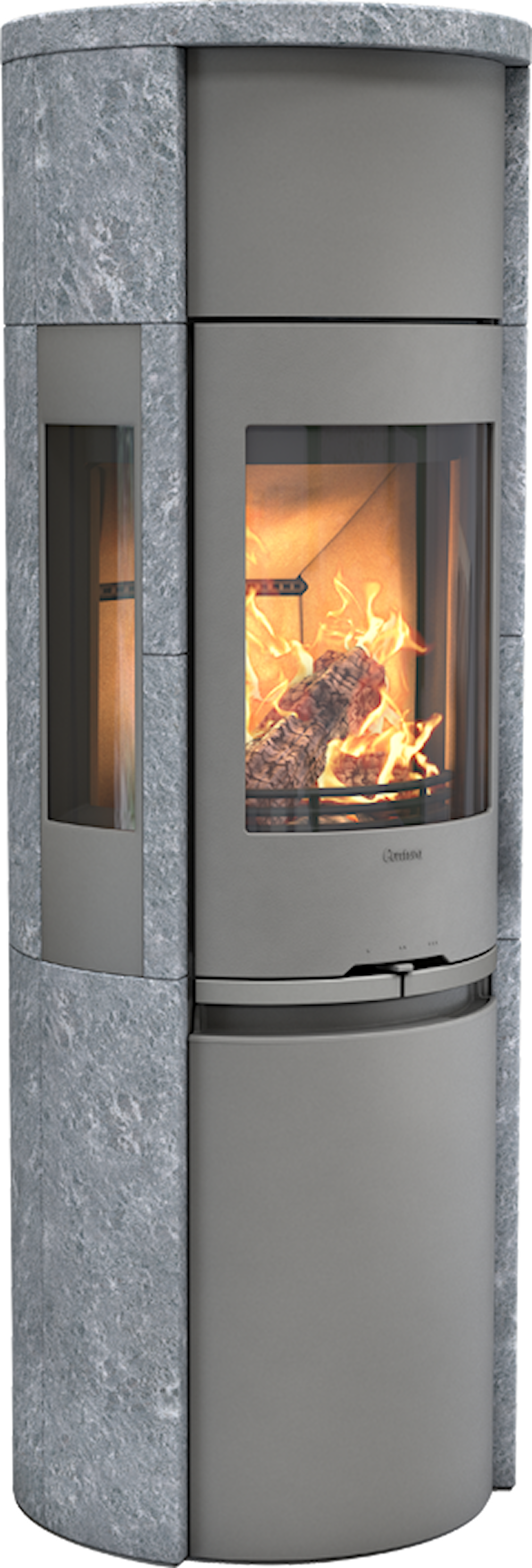 Contura 596T Style Braskaminer frilagd