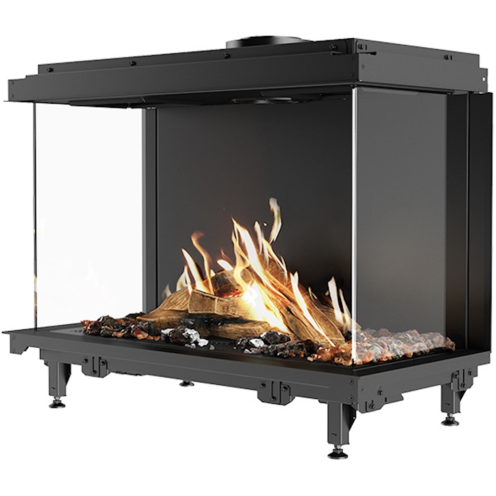 Rais Visio Gas 90 3S Propan Gaskaminer frilagd