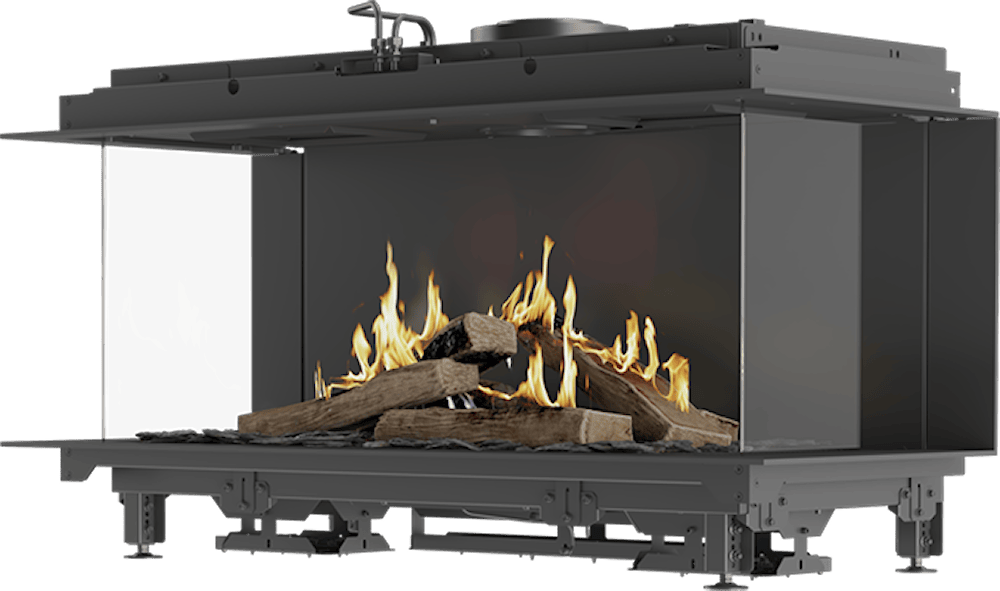 Rais Visio Gas 100 3S Propan Gaskaminer frilagd