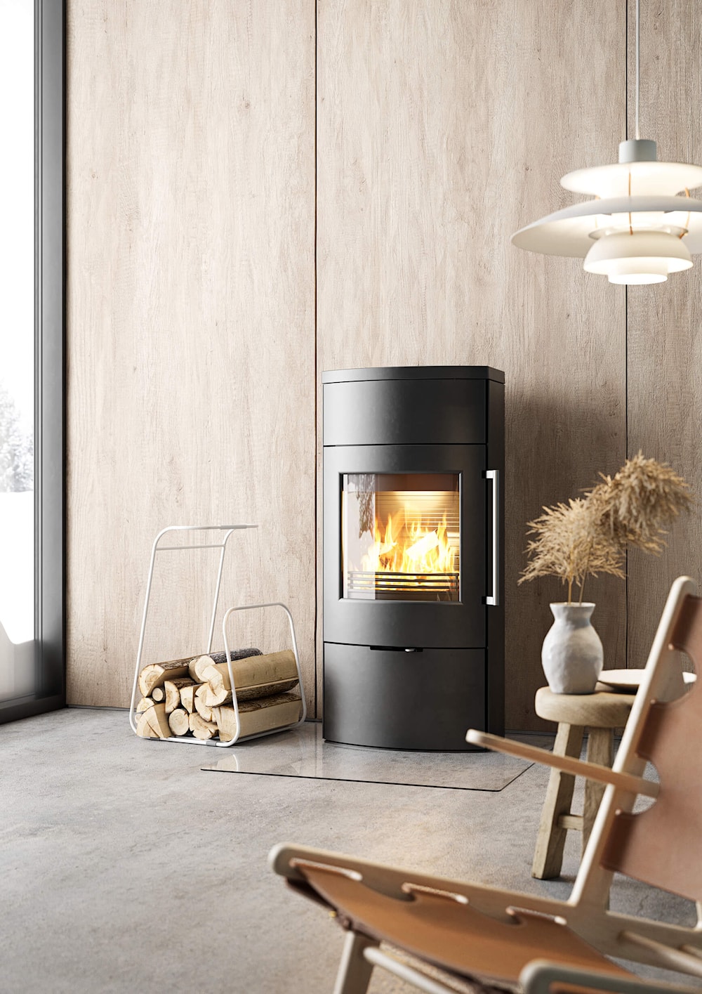 TermaTech TT80 Braskaminer miljöbild