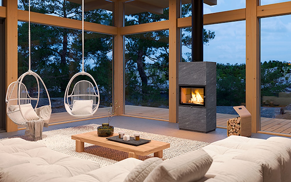 Tulikivi Hari 14 Täljstensugnar miljöbild