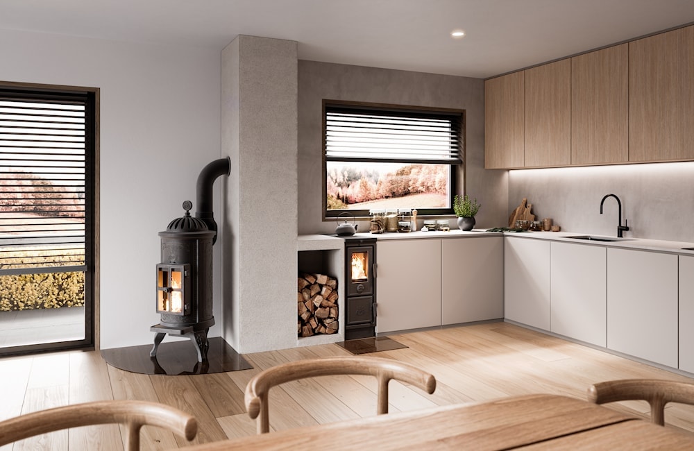 Westbo Carl 120 Braskaminer miljöbild