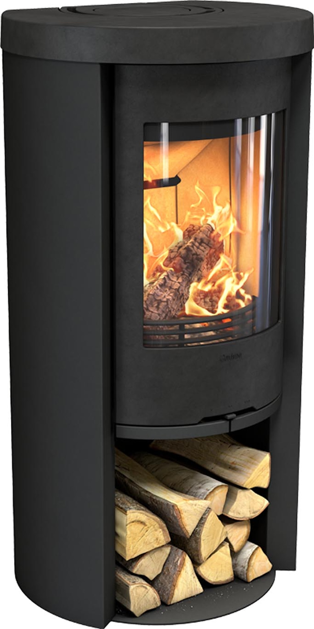 Contura 520 Style, svart Braskaminer frilagd